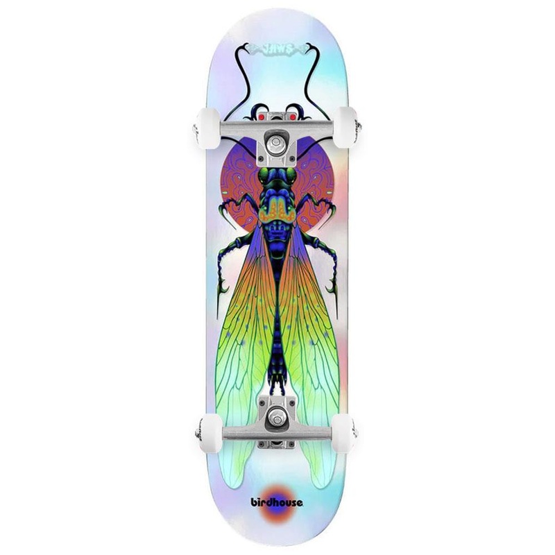 Birdhouse Pro Jaws Ilham Insects x Venom Custom Complete Skateboard - 8.38"