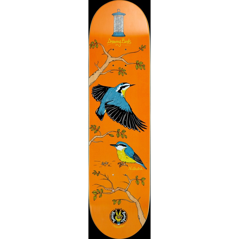 Drawing Boards Nuthatch Skateboard Deck - 8.5"