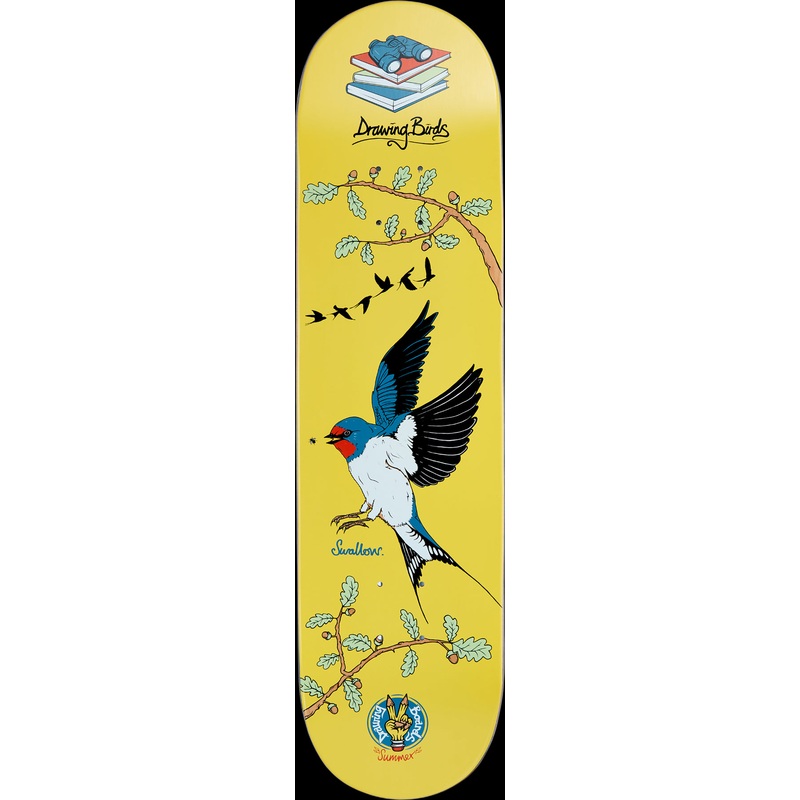 Drawing Boards Swallow Skateboard Deck - 8.5"