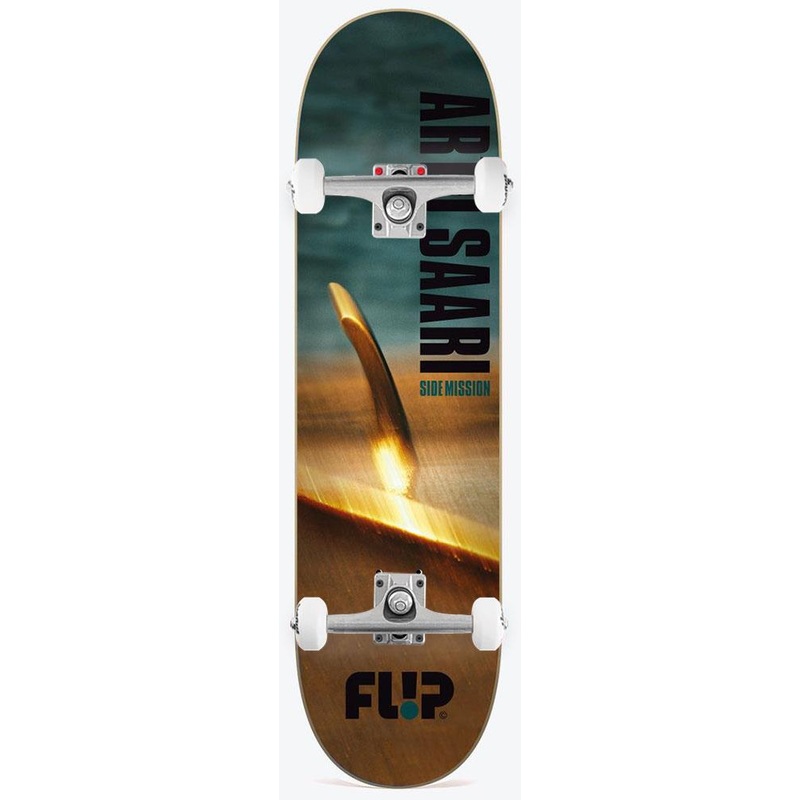 Flip Saari Side Mission Fin Skate x Venom Custom Complete Skateboard - 8.0"
