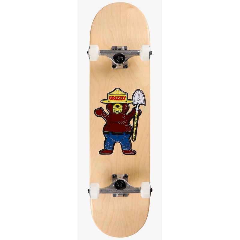 Grizzly Smokey Complete Skateboard - 7.75