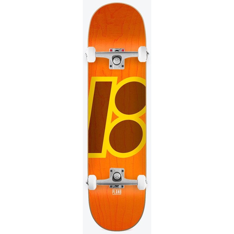 Plan B Team Classic Stained Skate x Venom Custom Complete Skateboard - 7.87"