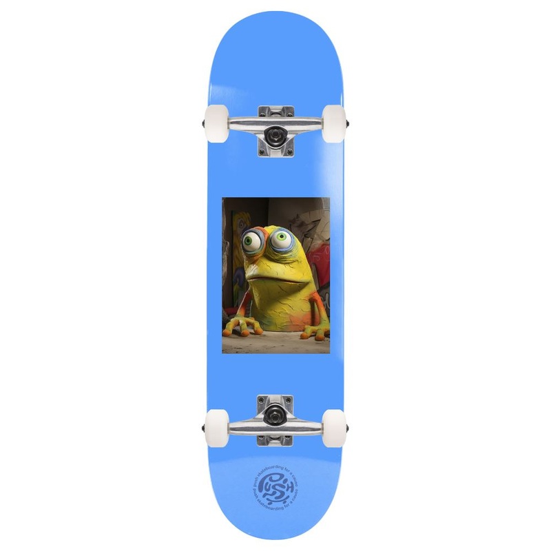 Push Creature FP Blue Complete Skateboard - 7.0"