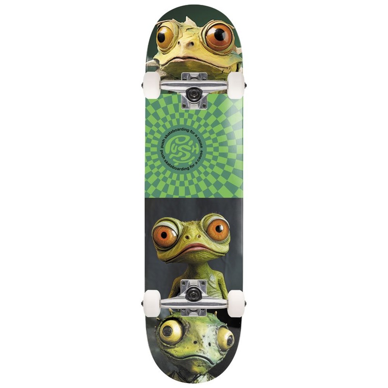 Push Gecko FP Green Complete Skateboard - 8.0"