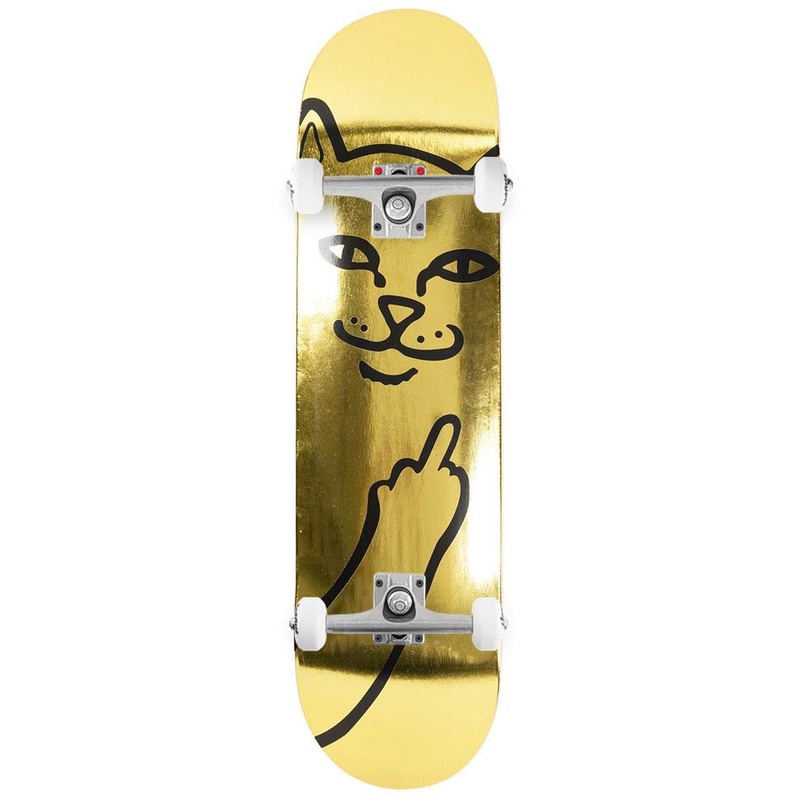 Rip N Dip Lord Nermal (Gold) x Venom Custom Complete Skateboard - 8.5"
