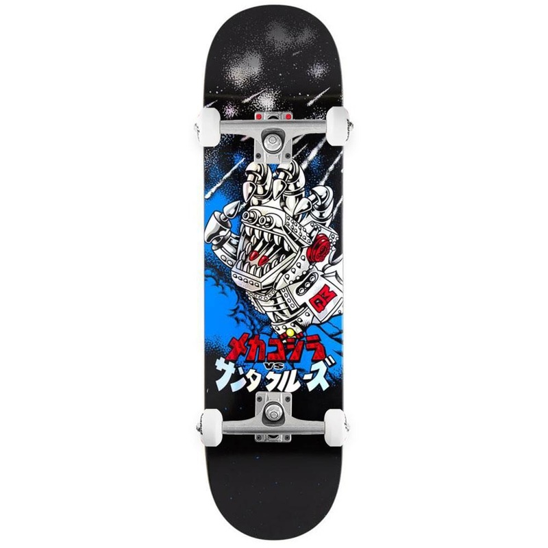 Santa Cruz Godzilla Mecha Hand x Venom Custom Complete Skateboard - 8.0"