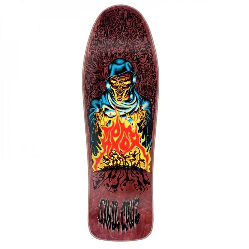 Santa Cruz Reissue Knox Firepit Skateboard Deck - 10.07"