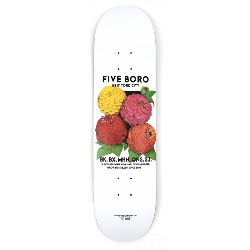 5Boro Flower Seed Multi  Skateboard Deck - 5.0"