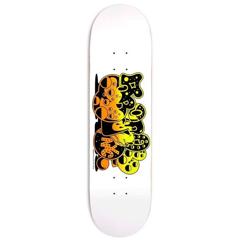 5Boro x SPONE Bubble Orange/ Yellow x Skateboard Deck - 5.0"