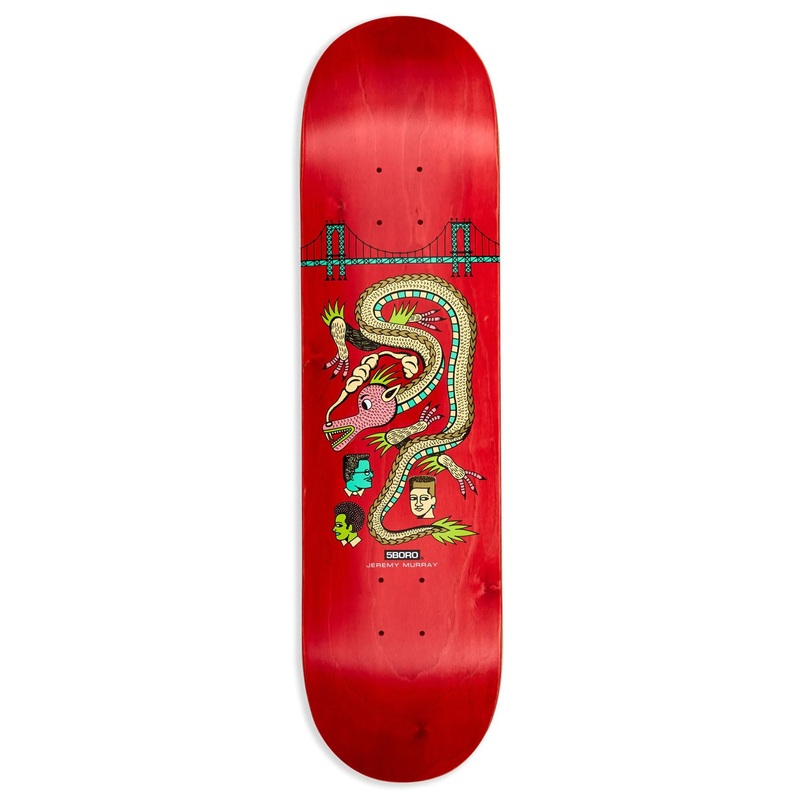 5Boro X T.R. Jeremy Murray x  Skateboard Deck - 5.0"