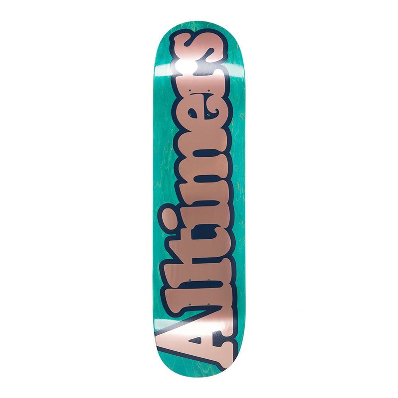 Alltimers Skateboard Navy Broadway Skateboard Deck - 8.1"