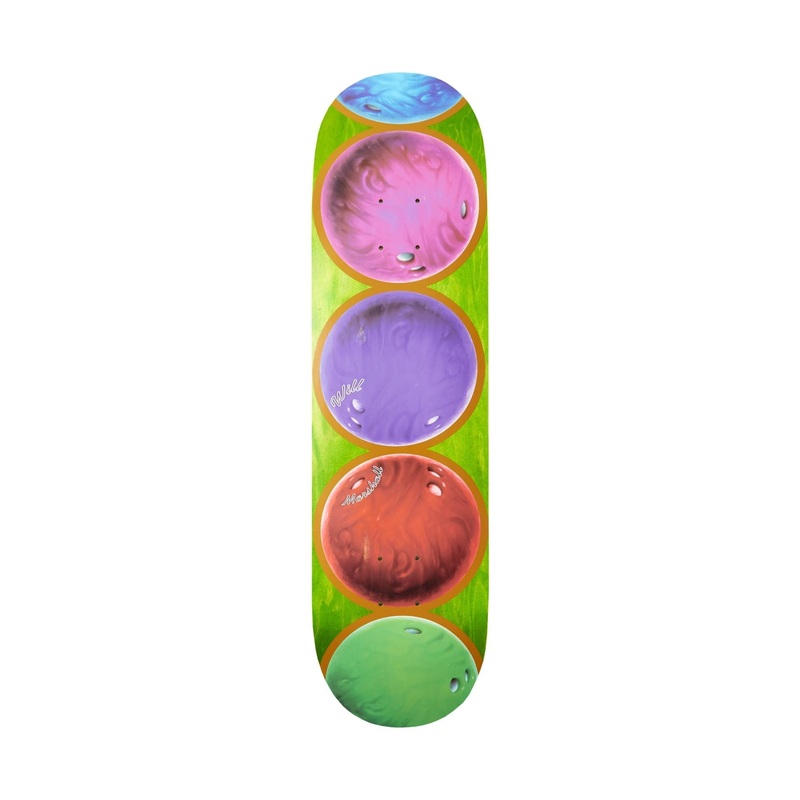Alltimers Skateboard Rollin Will Marshall Skateboard Deck - 8.0"