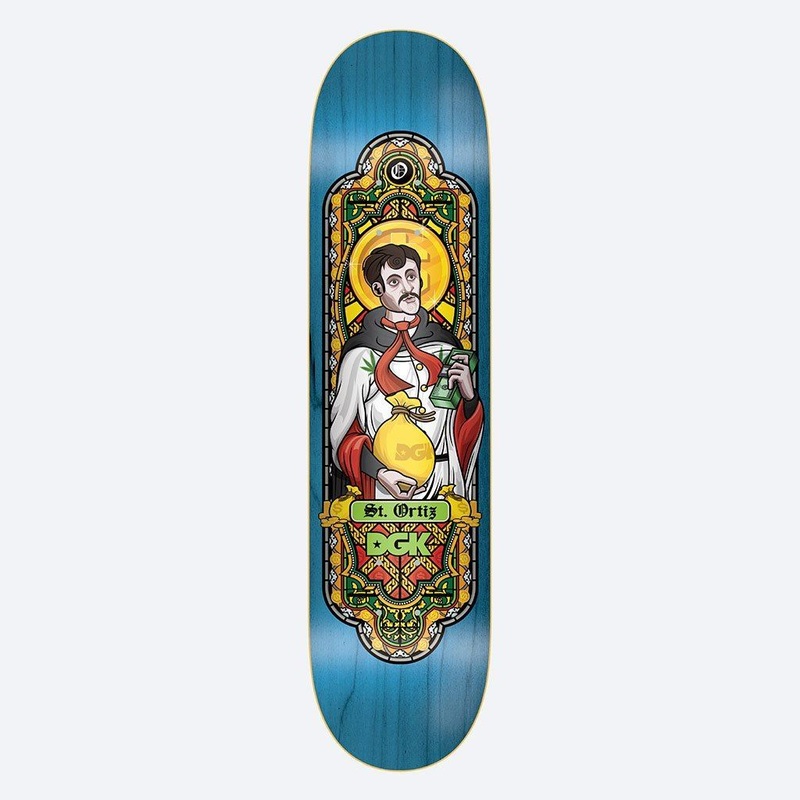 DGK Ghetto Disciples Ortiz  Skateboard Deck - 8.0"