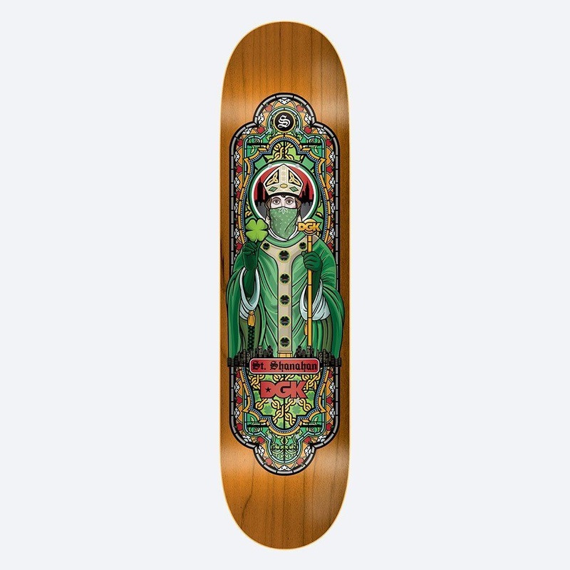DGK Ghetto Disciples Shanahan  Skateboard Deck - 8.06"