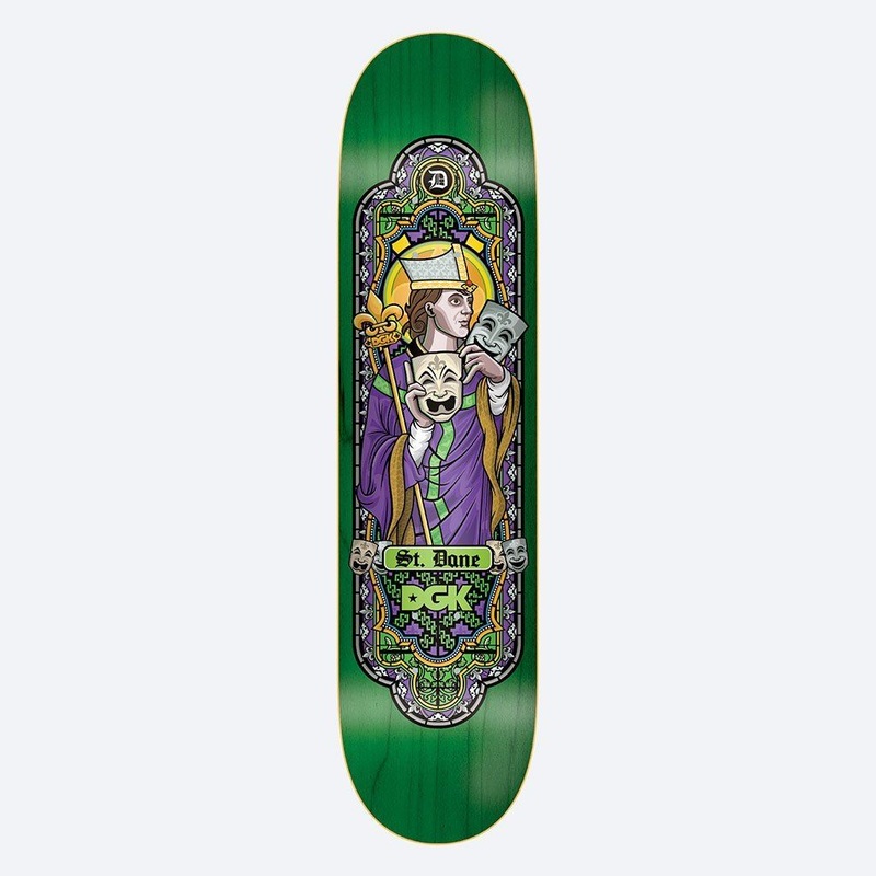 DGK Ghetto Disciples Vaughn  Skateboard Deck - 7.8"