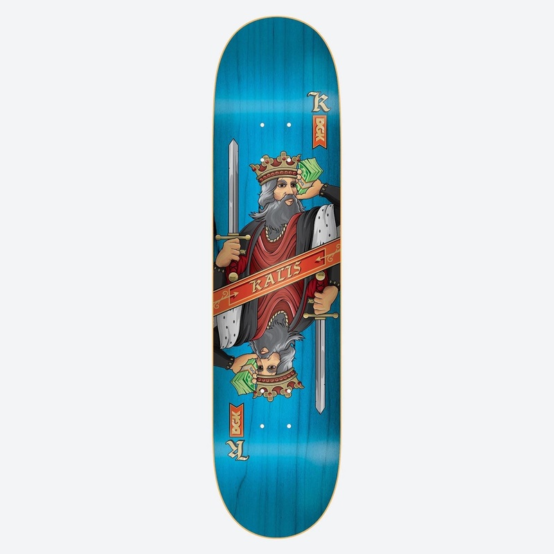 DGK Kingdom Kalis  Skateboard Deck - 8.06"