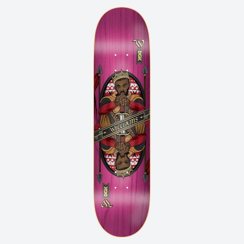 DGK Kingdom Williams  Skateboard Deck - 7.9"