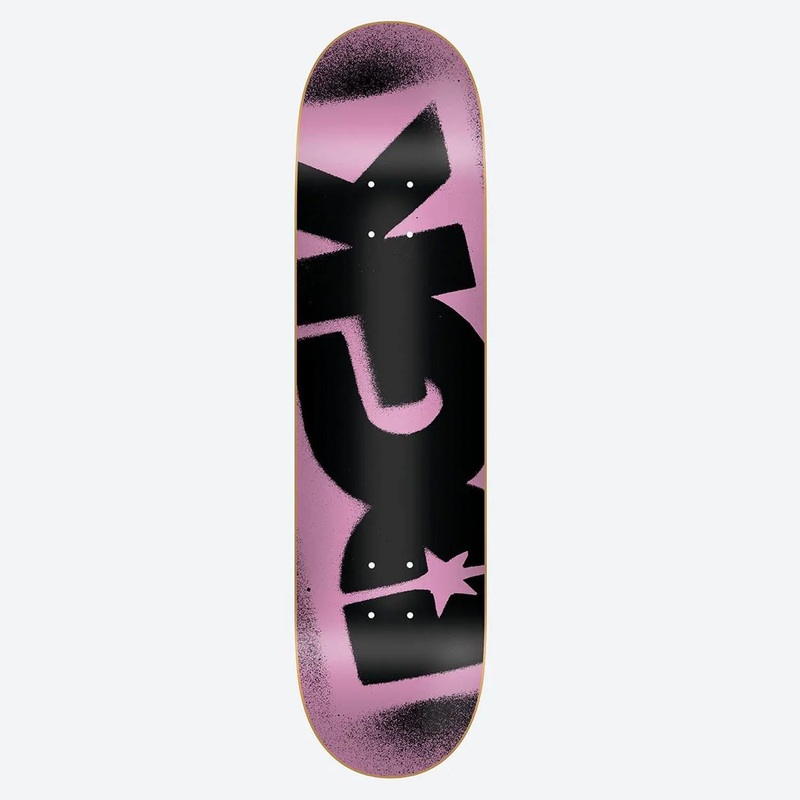 DGK O.G. Logo Pink/Black  Skateboard Deck - 7.75"
