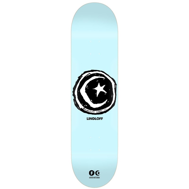 Foundation Jesse Lindloff 'Star & Moon' Skateboard Deck - 8.5"