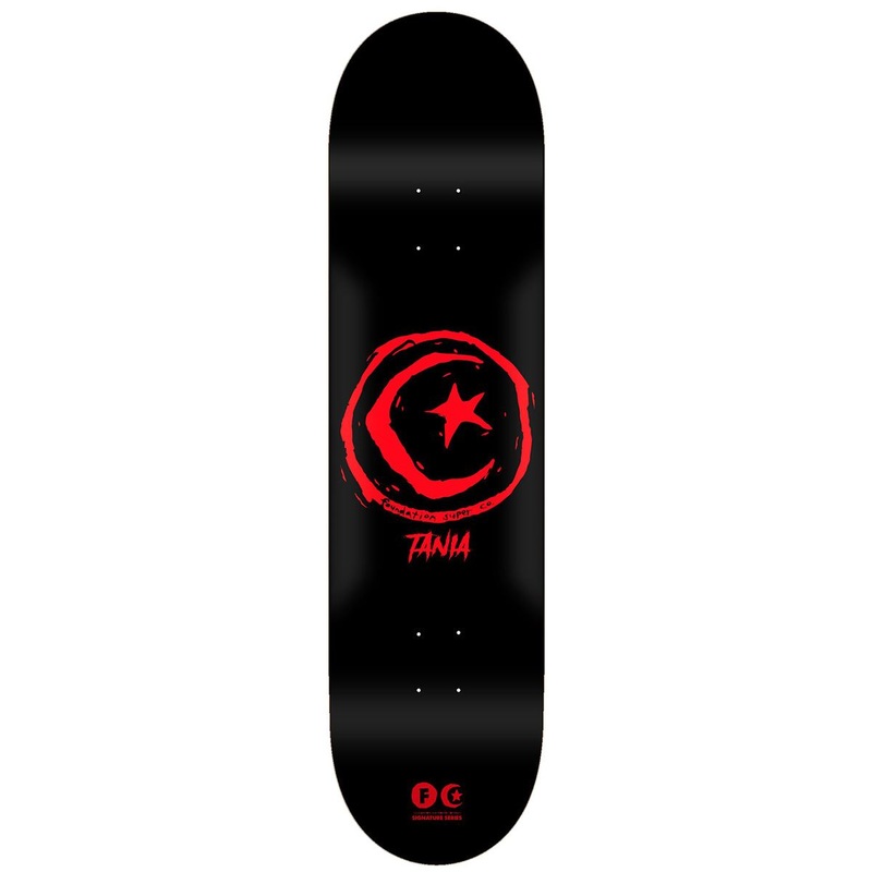 Foundation Tania Cruz 'Star & Moon' Skateboard Deck - 8.0"