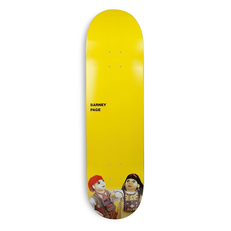 Sour Solution Barney 'Rosie & Jim' Skateboard Deck - 8.5"