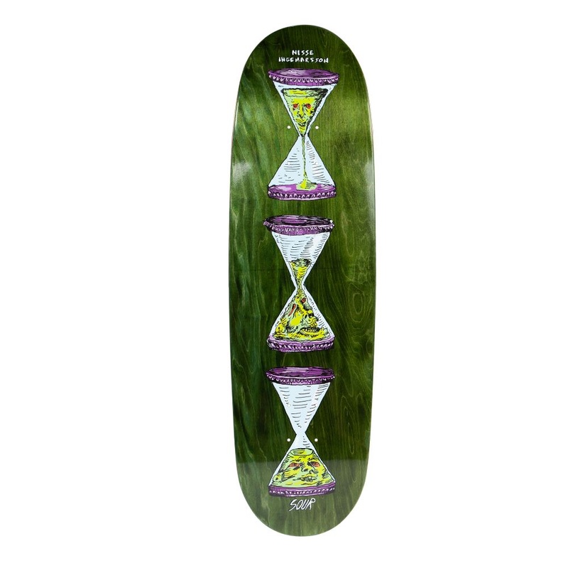 Sour Solution Nisse 'Melting' Skateboard Deck - 8.75"