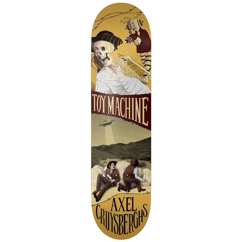 Toy Machine Axel Horror Show Skateboard Deck - 8.5"