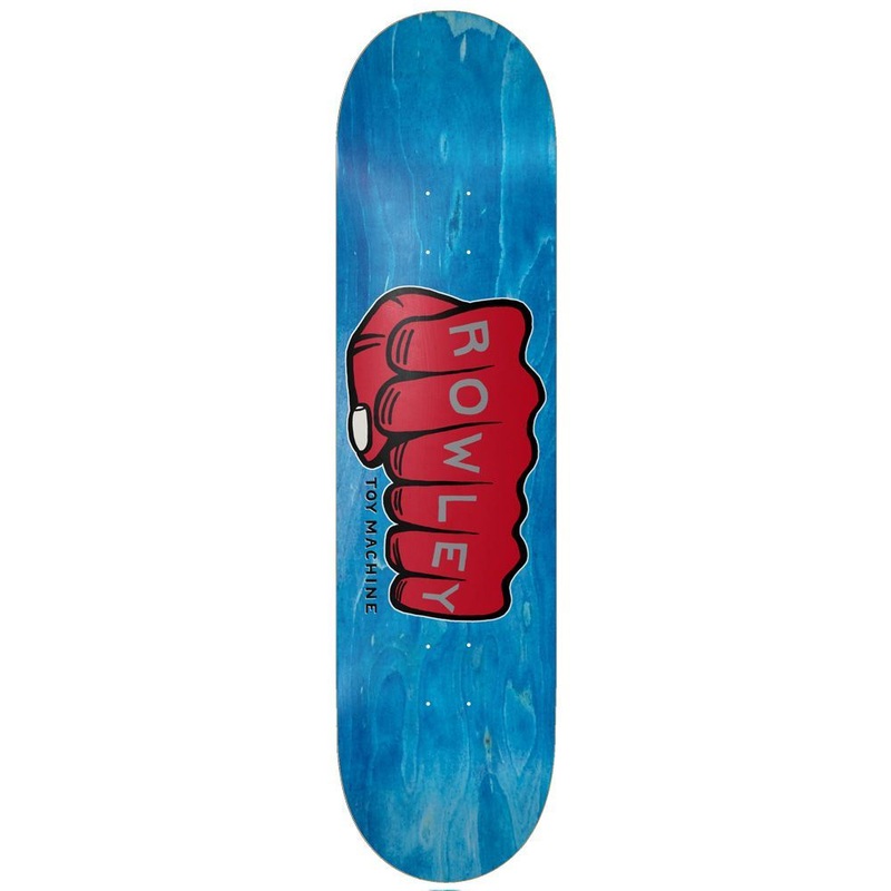 Toy Machine Geoff Rowley Red Fist (Assorted Ply) Skateboard Deck - 8.5"