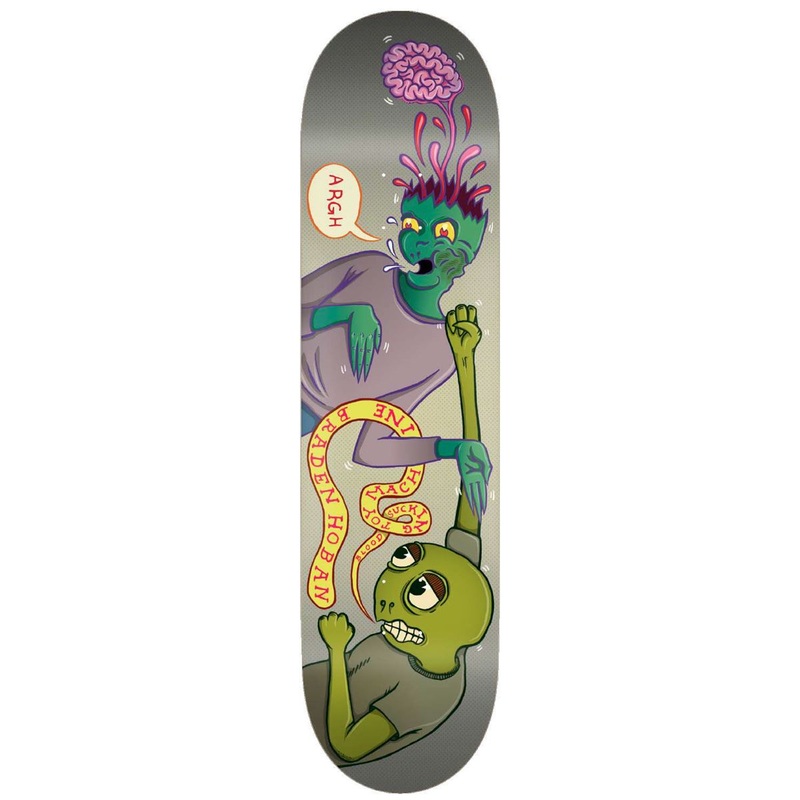 Toy Machine Hoban 'Brain Punch' Skateboard Deck - 8.5"