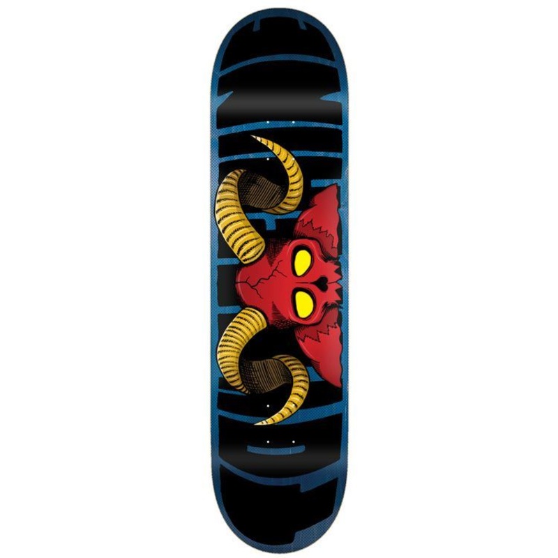 Toy Machine Horns Blue Skateboard Deck - 8.0"