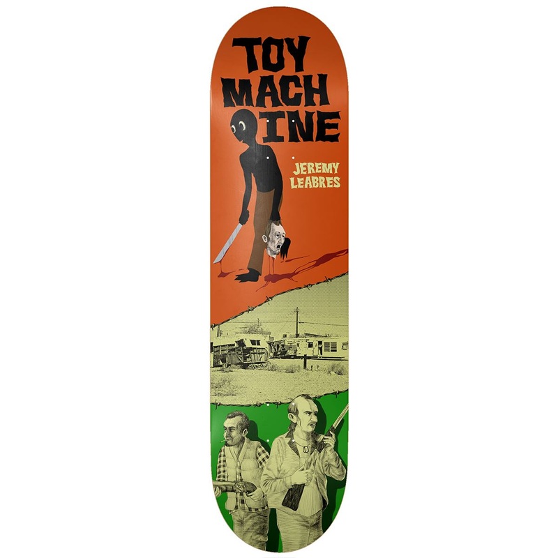 Toy Machine Leabres Horror Show Skateboard Deck - 8.25"