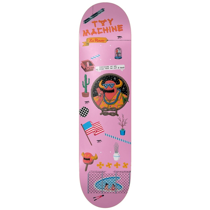 Toy Machine Romero Lost & Found Skateboard Deck - 8.25"