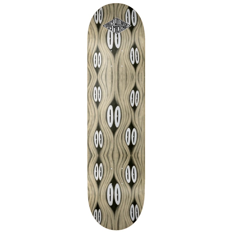 Toy Machine Willard Ladouceur Series Skateboard Deck - 8.5"