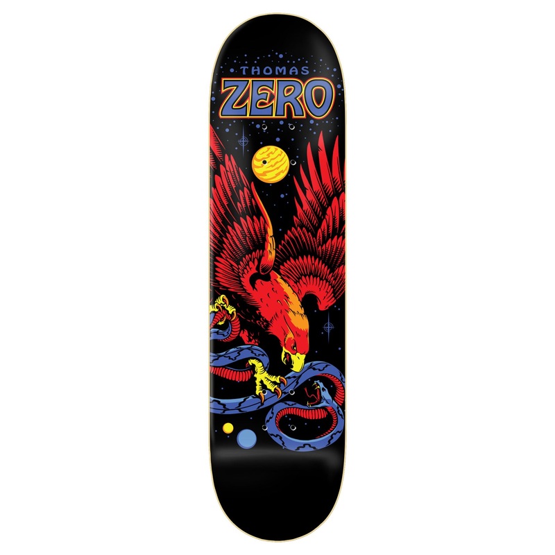 Zero Skateboard Eagle and Snake Thomas Skateboard Deck - 8.25"