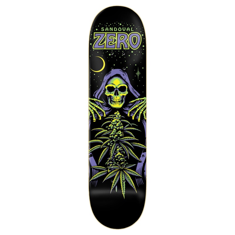 Zero Skateboard Grimm Reefer Sandoval Skateboard Deck - 8.5"