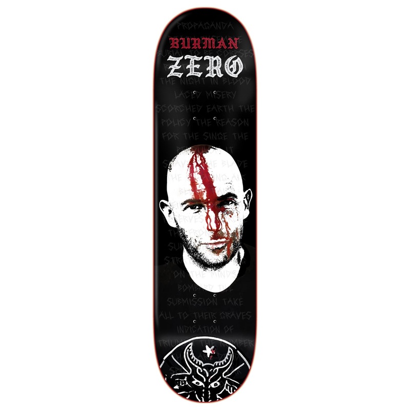 Zero Skateboard Headwound Dane Burman Skateboard Deck - 8.5"