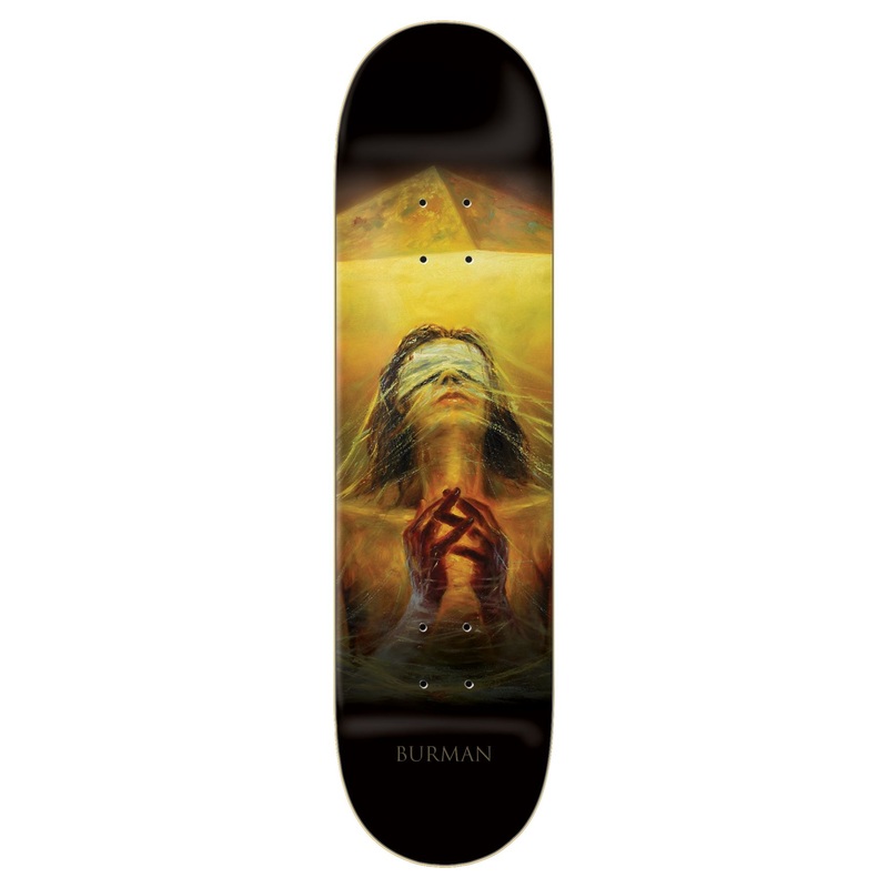 Zero Skateboard Lewandowski Light and Dark Burman Skateboard Deck - 8.25"