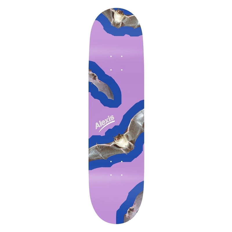 Alltimers Skateboard Bat Species Alexis Sablone Skateboard Deck - 8.25"