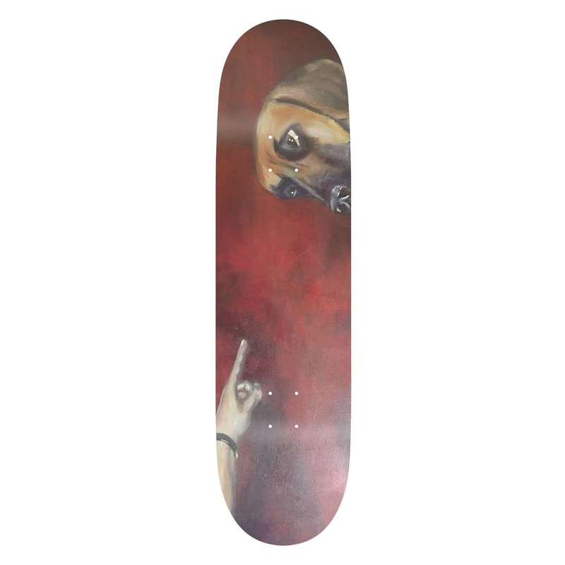 Alltimers Skateboard Guilty Pup Skateboard Deck - 8.0"