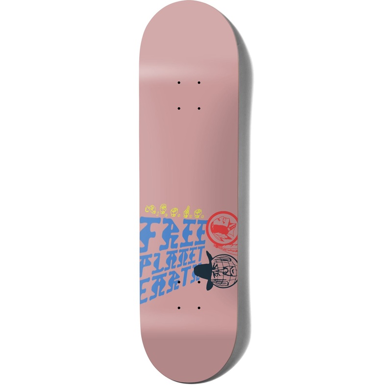 Chocolate Free Planet Earth Jesus Fernandez Skateboard Deck - 8.125"