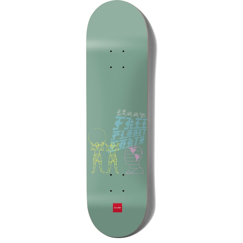 Chocolate Free Planet Earth Kenny Anderson Skateboard Deck - 8.0"