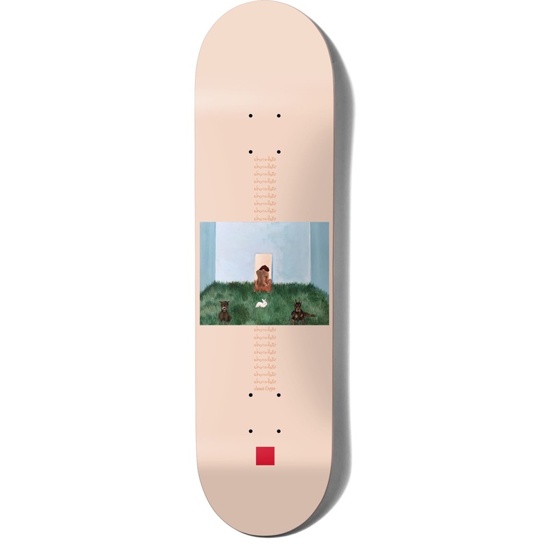 Chocolate L8RGRL Doberman James Capps Skateboard Deck - 8.25"