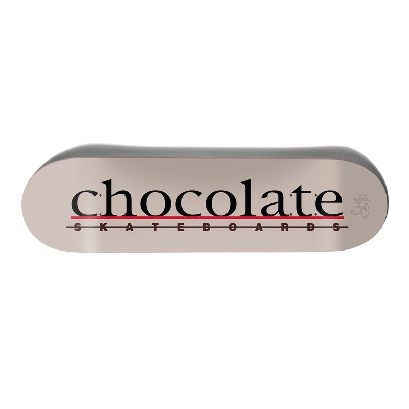 Chocolate Skateboard The Bar Logo Erik Herrera Skateboard Deck - 8.25"