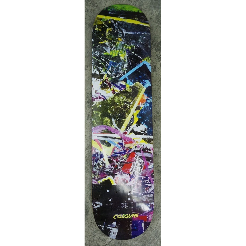 Colours Skateboard Stamatis Abstract Skateboard Deck - 8.4"