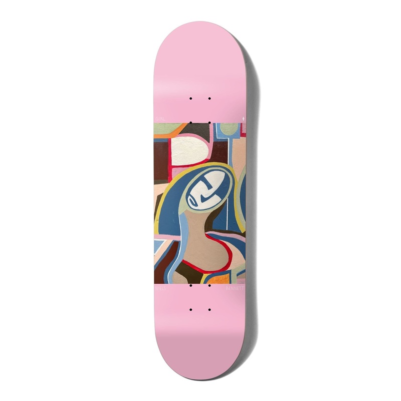 Girl Bar Girl Blues Niels Bennett Skateboard Deck - 8.0"