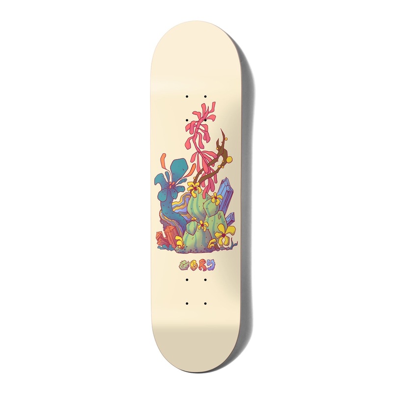 Girl Cacti Crystals Cory Kennedy Skateboard Deck - 8.375"