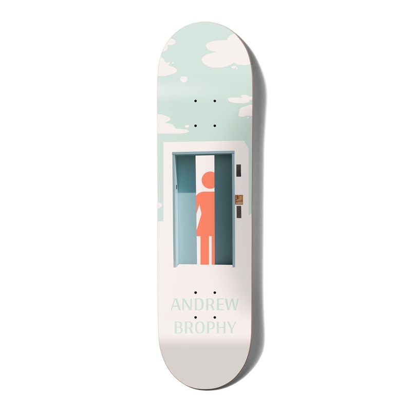 Girl Peekaboo Andrew Brophy Skateboard Deck - 8.0"