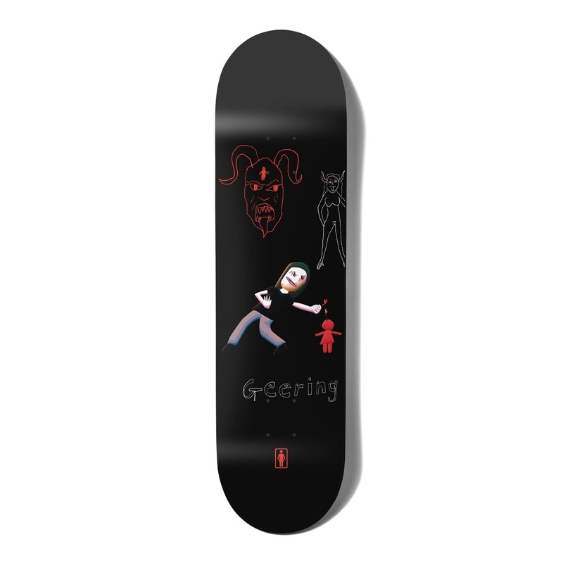 Girl Pro Model Breana Geering Skateboard Deck - 8.0"