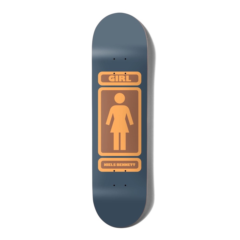 Girl Til W45D1 Niels Bennett Skateboard Deck - 8.25"