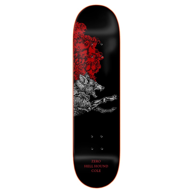 Zero Skateboard Micah Ulrich Hell Hound Chris Cole Skateboard Deck - 8.25"